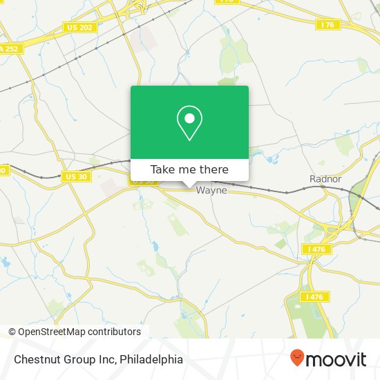 Chestnut Group Inc map