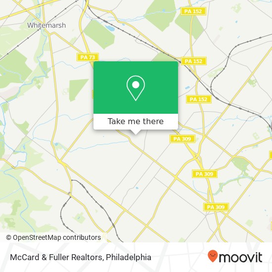 McCard & Fuller Realtors map