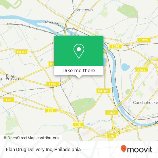 Elan Drug Delivery Inc map