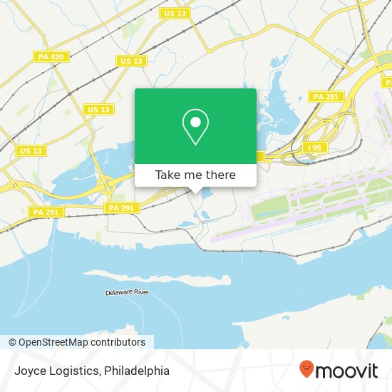 Joyce Logistics map