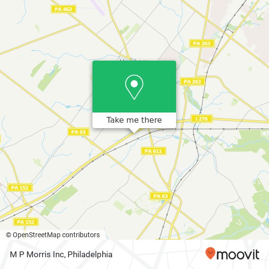 M P Morris Inc map