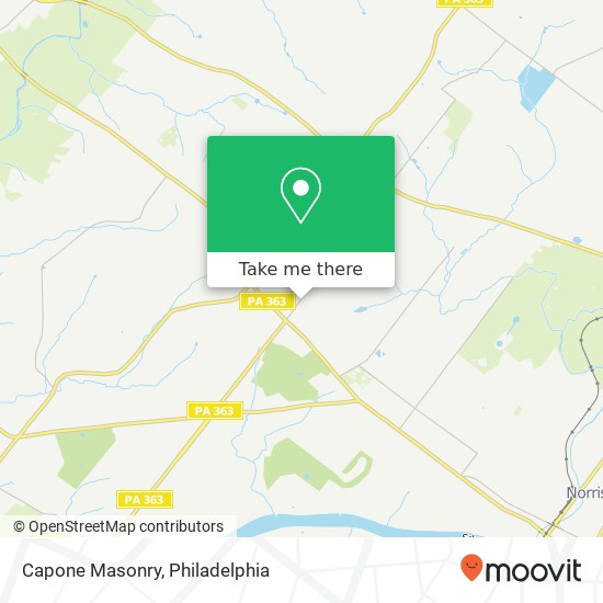 Capone Masonry map