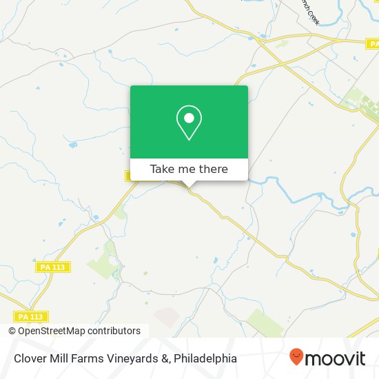 Mapa de Clover Mill Farms Vineyards &