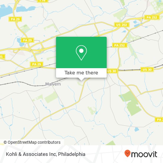 Mapa de Kohli & Associates Inc