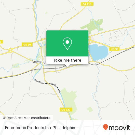 Mapa de Foamtastic Products Inc