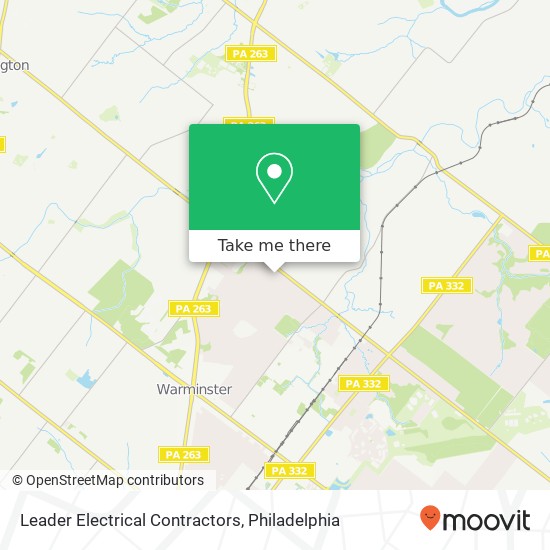 Mapa de Leader Electrical Contractors