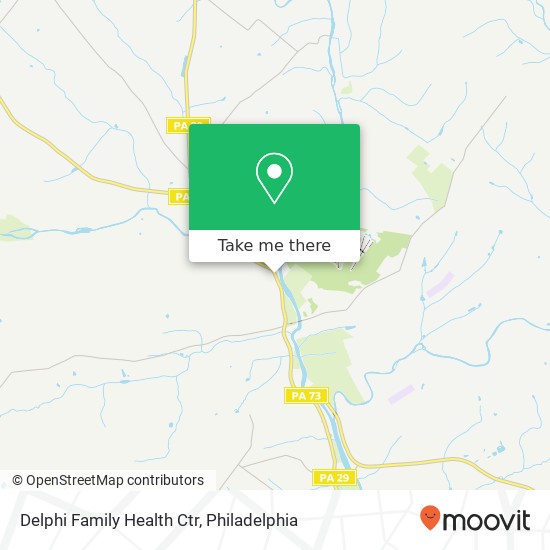 Mapa de Delphi Family Health Ctr