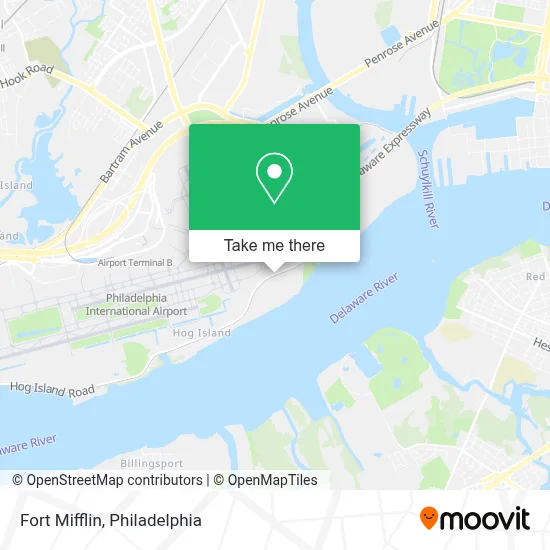 Fort Mifflin map