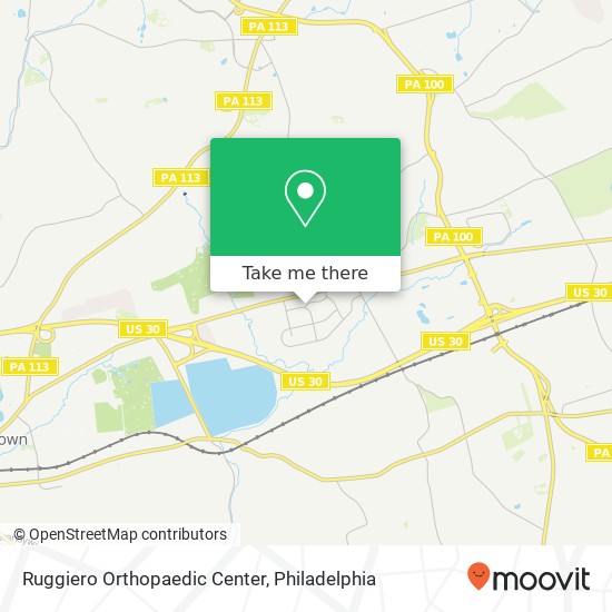 Mapa de Ruggiero Orthopaedic Center