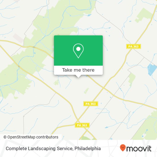 Complete Landscaping Service map