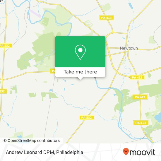 Andrew Leonard DPM map