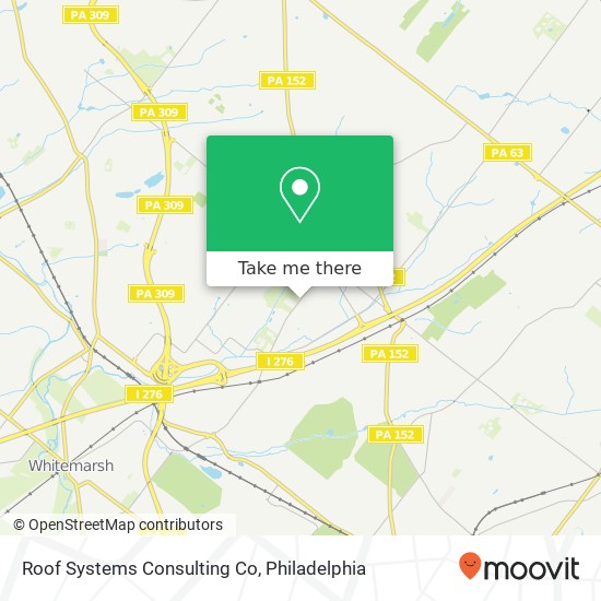 Mapa de Roof Systems Consulting Co