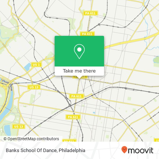 Banks School Of Dance map