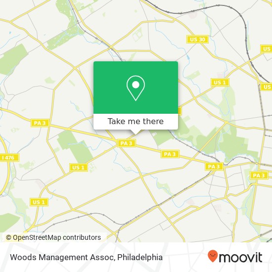 Mapa de Woods Management Assoc