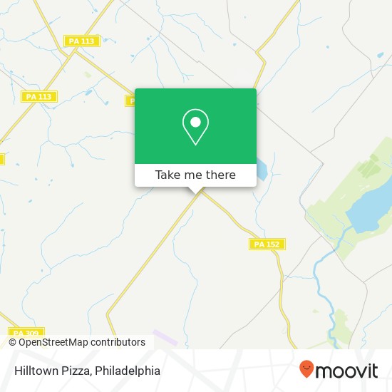 Mapa de Hilltown Pizza