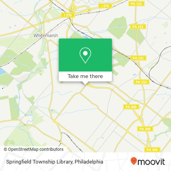 Mapa de Springfield Township Library