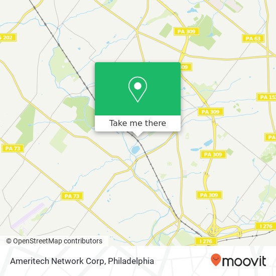 Ameritech Network Corp map