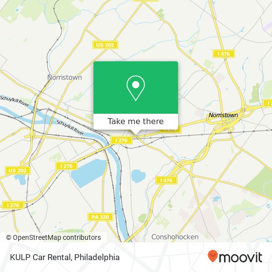 Mapa de KULP Car Rental