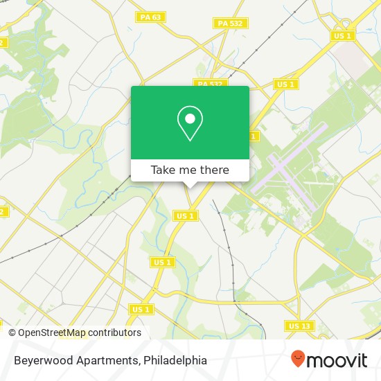 Mapa de Beyerwood Apartments