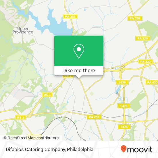 Mapa de Difabios Catering Company