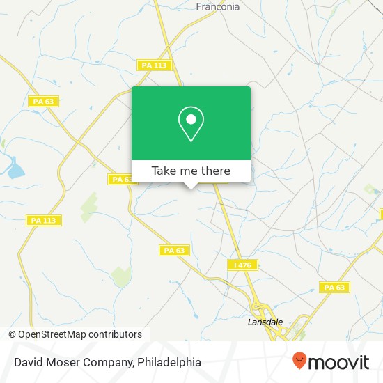 David Moser Company map