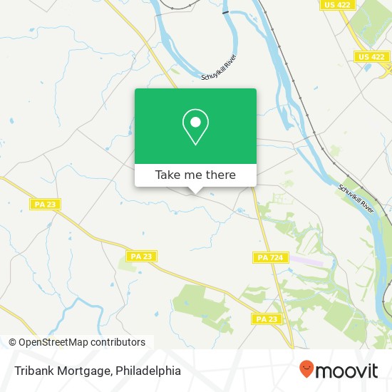 Mapa de Tribank Mortgage