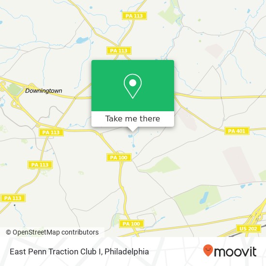 Mapa de East Penn Traction Club I