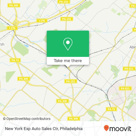 New York Exp Auto Sales Ctr map