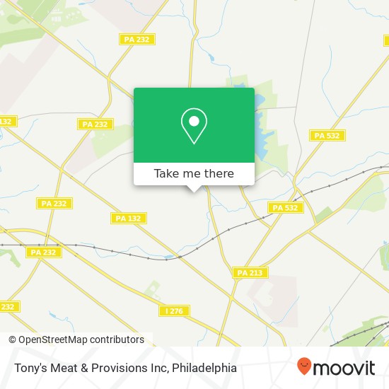 Tony's Meat & Provisions Inc map