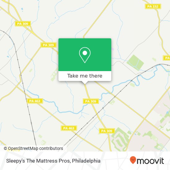 Mapa de Sleepy's The Mattress Pros