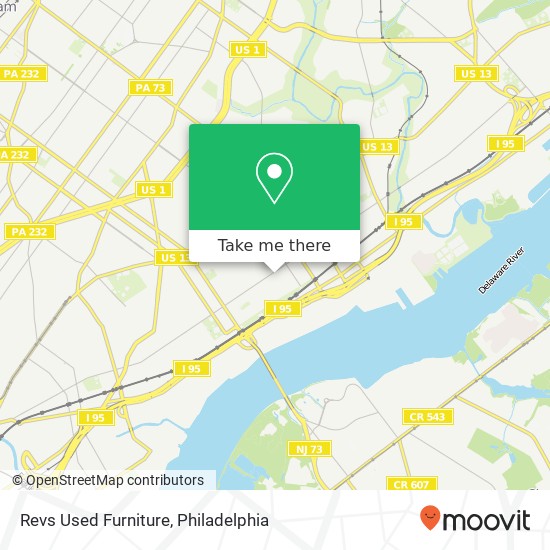 Revs Used Furniture map