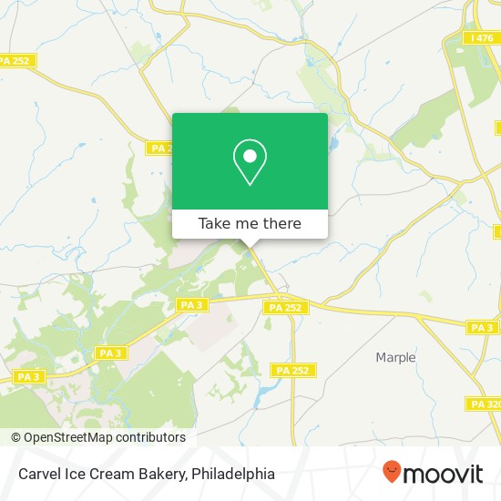 Mapa de Carvel Ice Cream Bakery