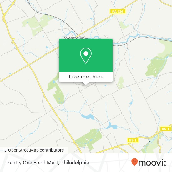 Pantry One Food Mart map