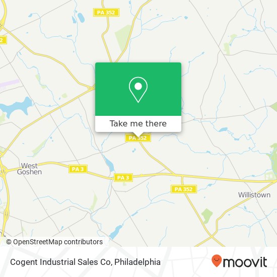 Mapa de Cogent Industrial Sales Co