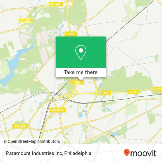 Paramount Industries Inc map