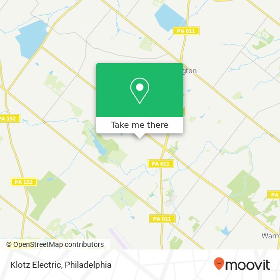 Mapa de Klotz Electric