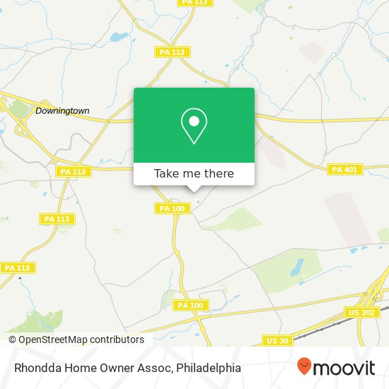 Mapa de Rhondda Home Owner Assoc