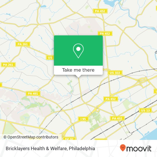 Mapa de Bricklayers Health & Welfare