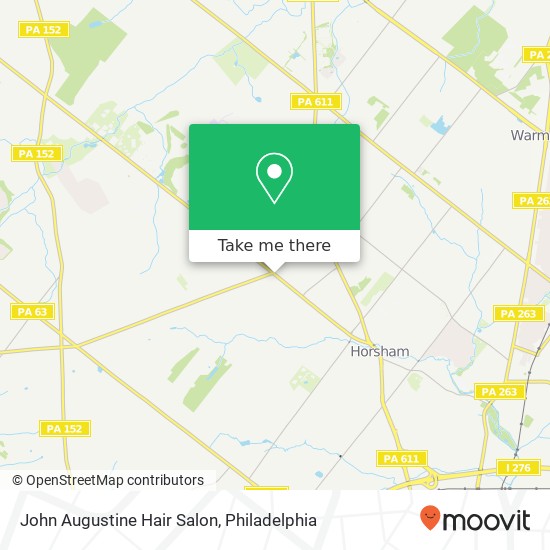 John Augustine Hair Salon map