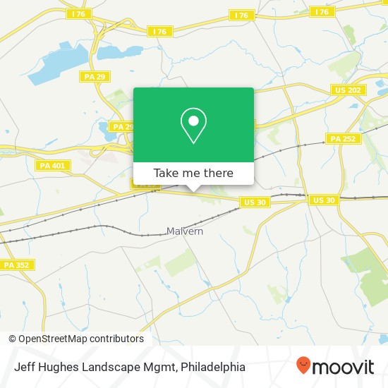 Mapa de Jeff Hughes Landscape Mgmt