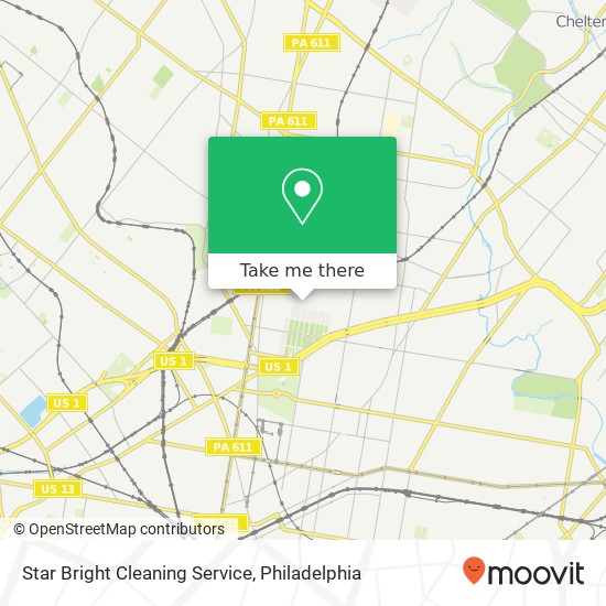 Star Bright Cleaning Service map