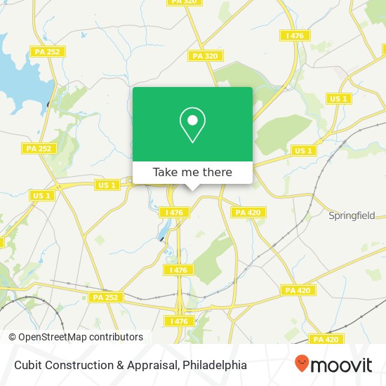 Cubit Construction & Appraisal map