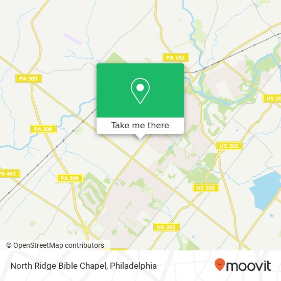 Mapa de North Ridge Bible Chapel
