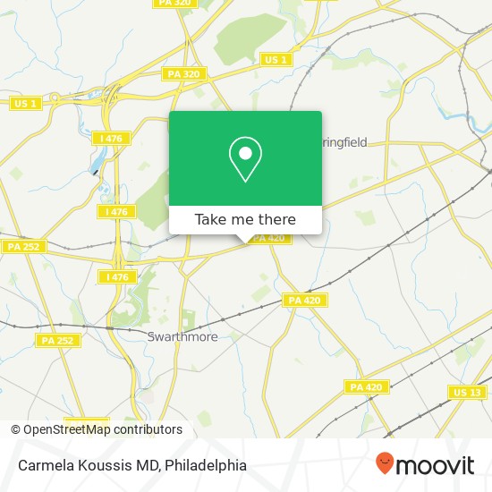 Carmela Koussis MD map