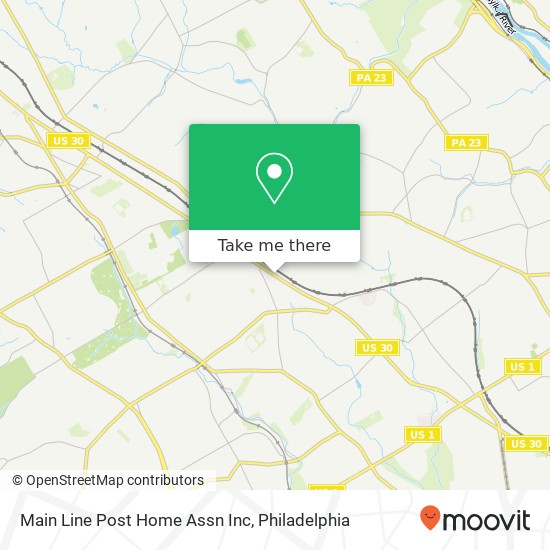 Mapa de Main Line Post Home Assn Inc