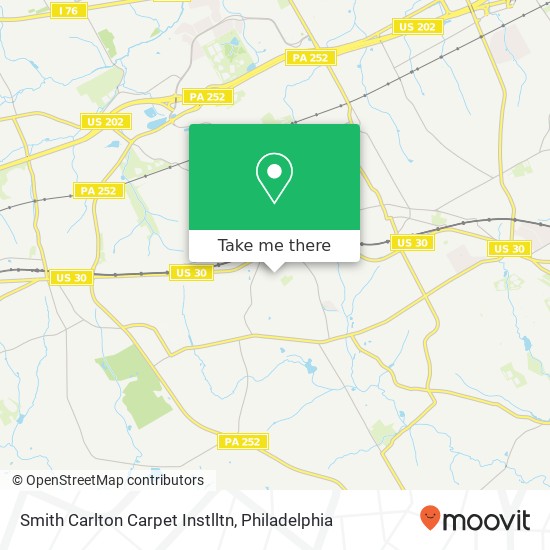 Mapa de Smith Carlton Carpet Instlltn