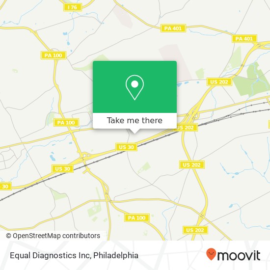 Mapa de Equal Diagnostics Inc