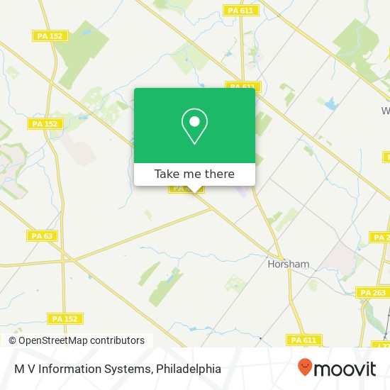 M V Information Systems map