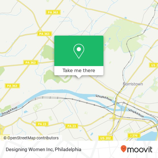 Designing Women Inc map