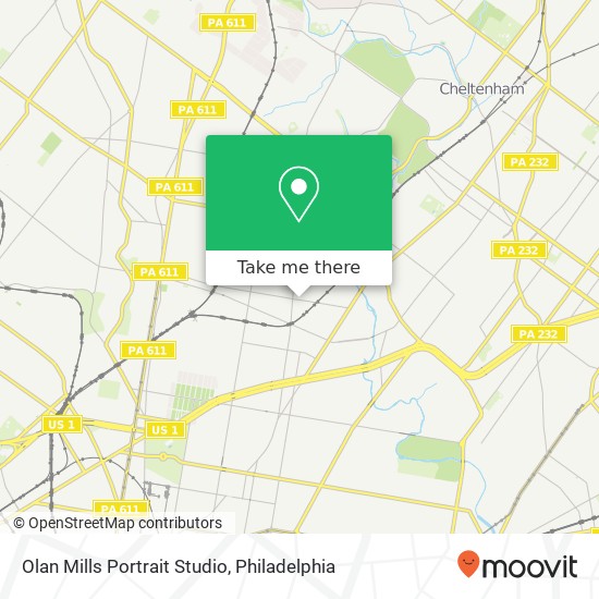 Mapa de Olan Mills Portrait Studio